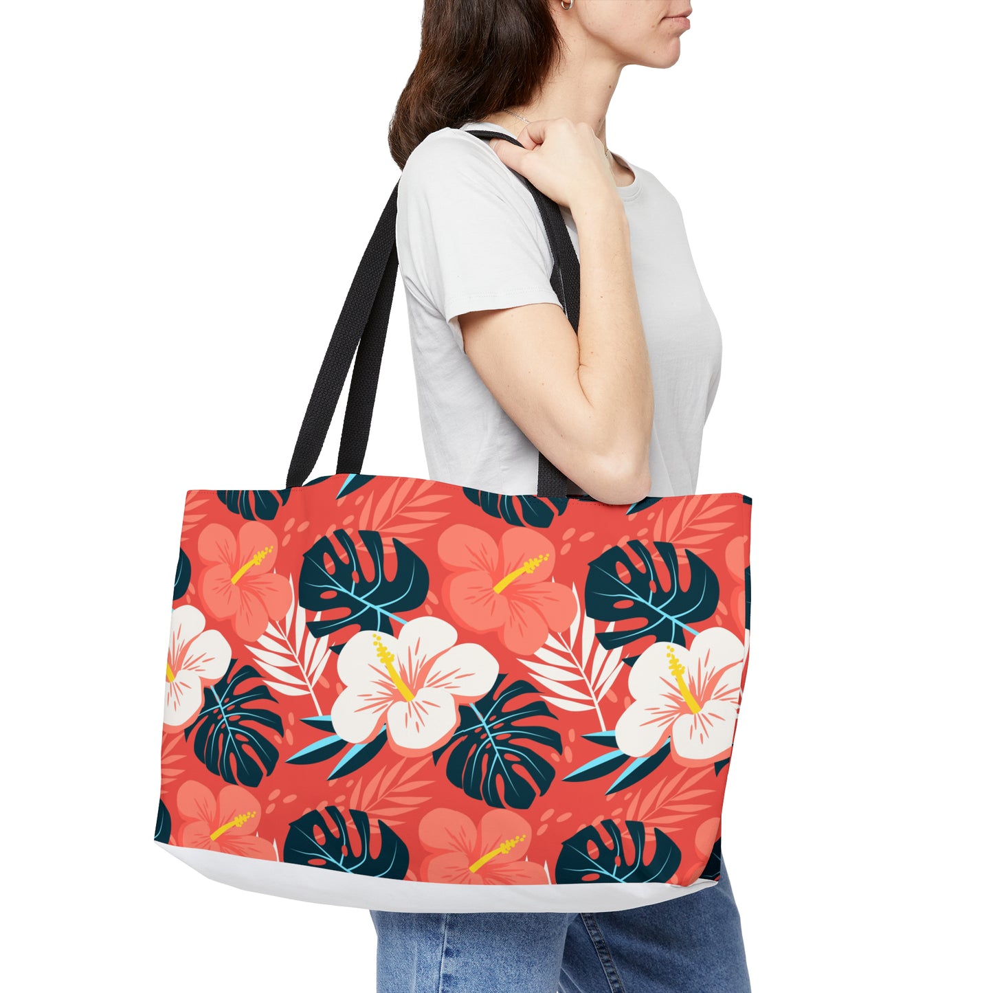 Tropical Hawaiian Weekender Tote Bag