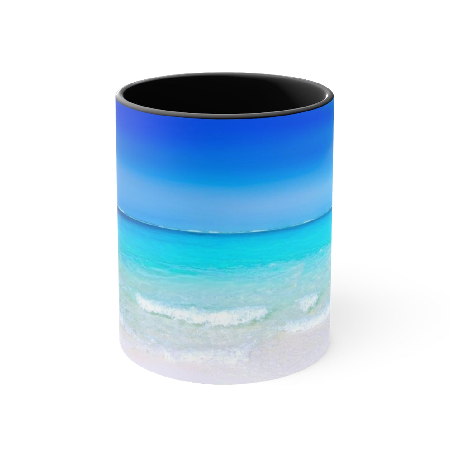 Beach Scene Coffee Mug, 11oz, 5 colors