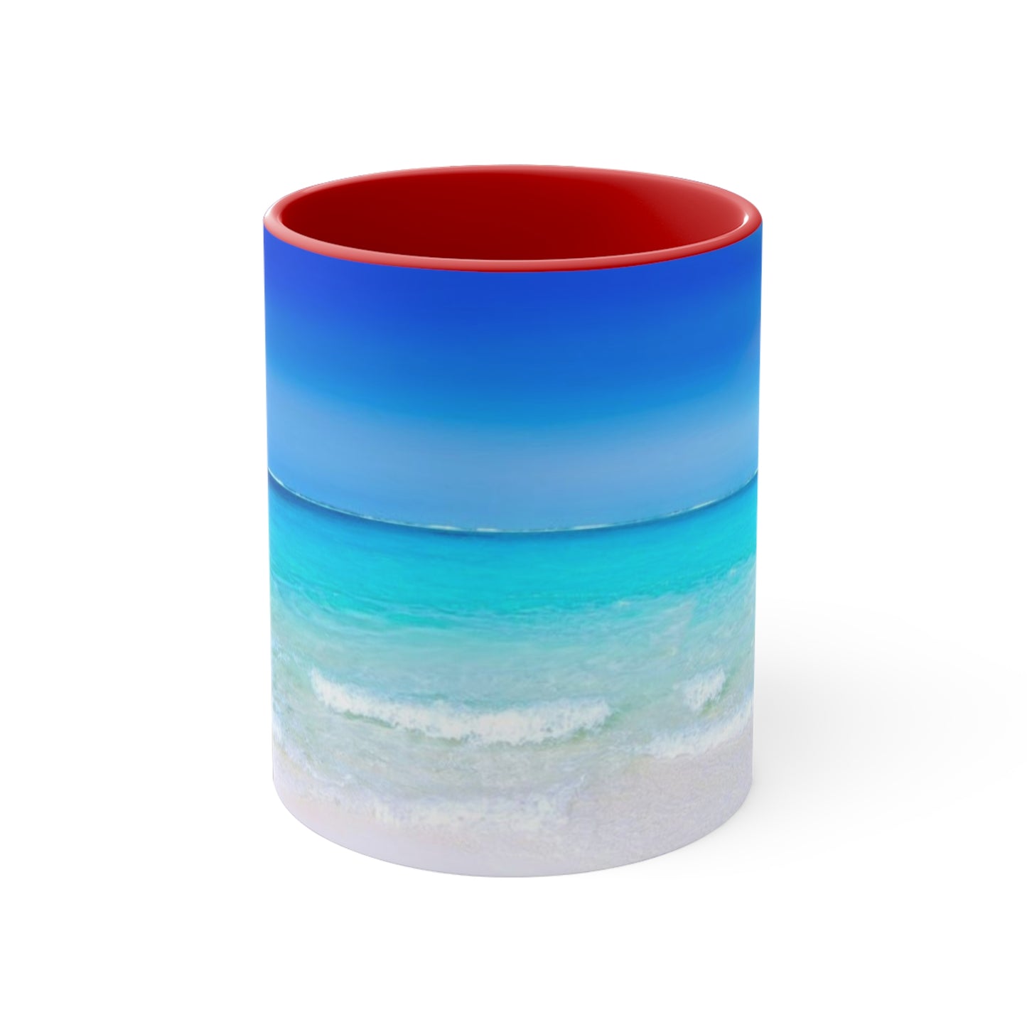 Beach Scene Coffee Mug, 11oz, 5 colors