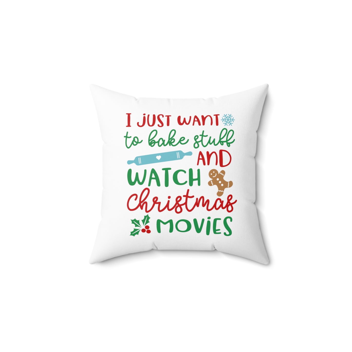 Holiday Christmas Movie Pillow