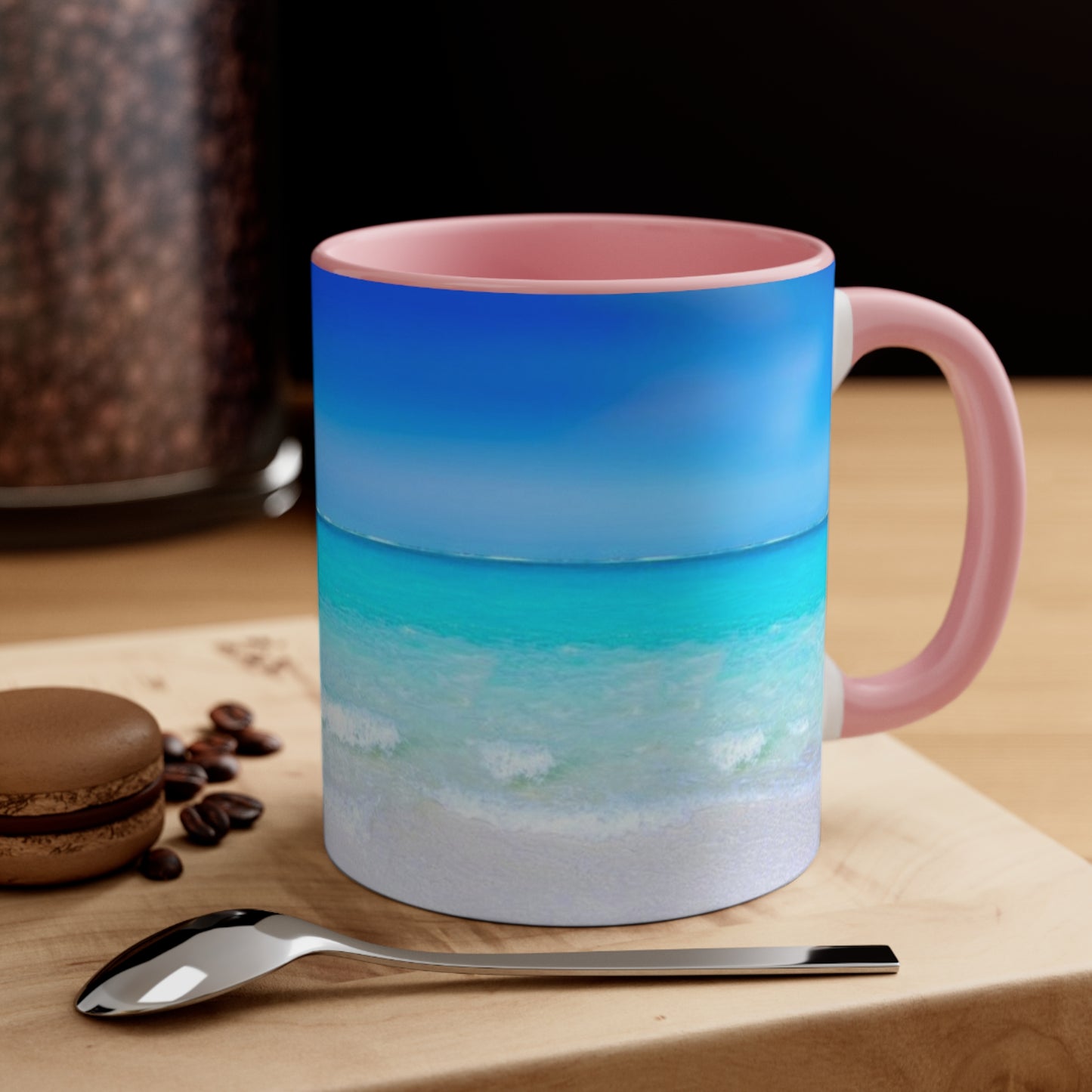 Beach Scene Coffee Mug, 11oz, 5 colors