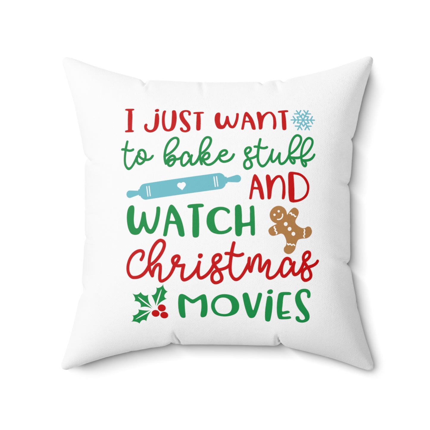 Holiday Christmas Movie Pillow