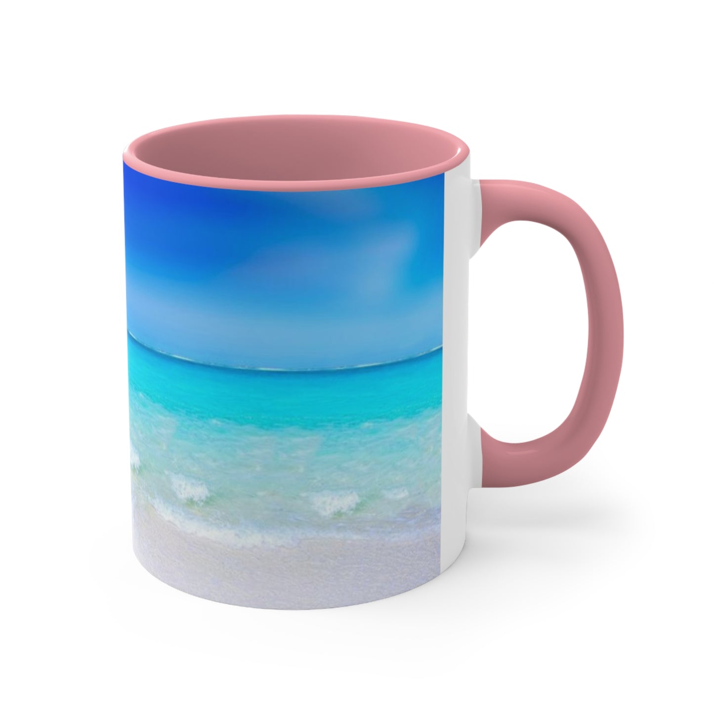 Beach Scene Coffee Mug, 11oz, 5 colors