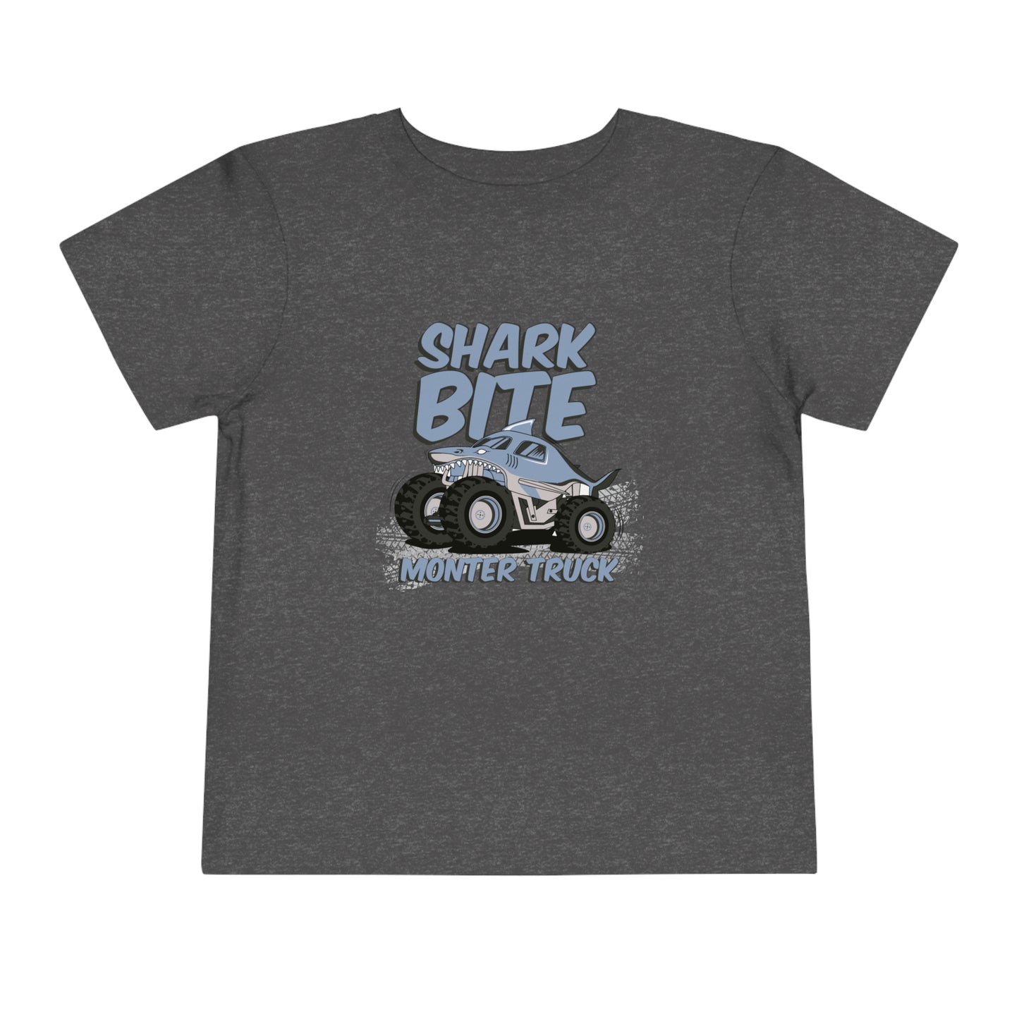 Shark Bite Monster Truck Toddler Short Sleeve Tee