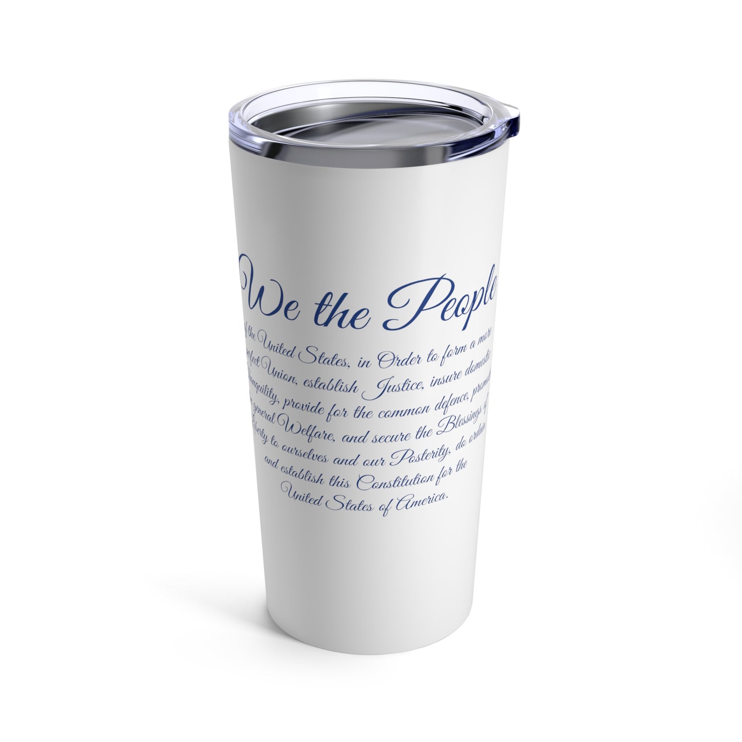 "WE THE POEPLE" Stainless Coffee Tumbler 20oz