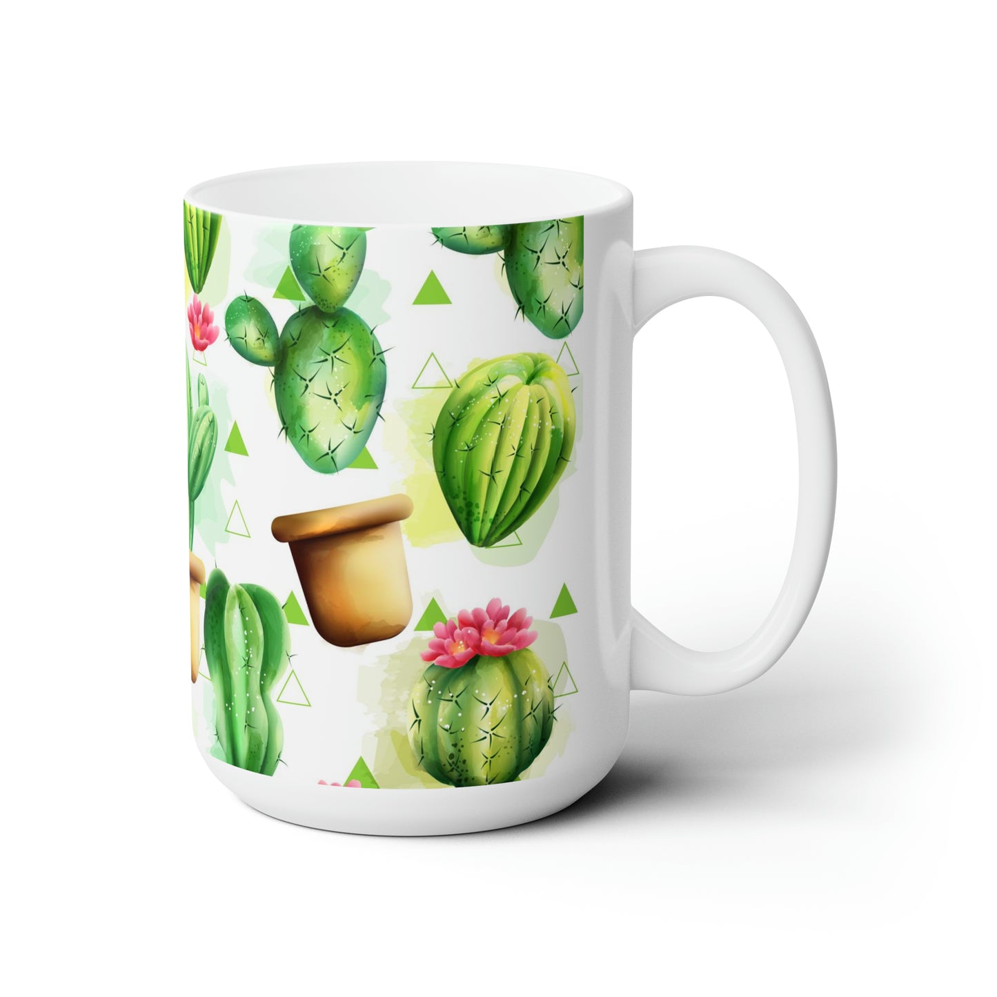 Cactus Ceramic Coffee Mug 15oz