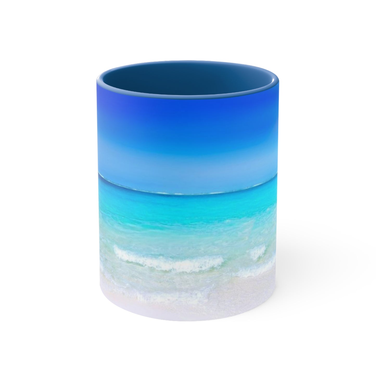 Beach Scene Coffee Mug, 11oz, 5 colors