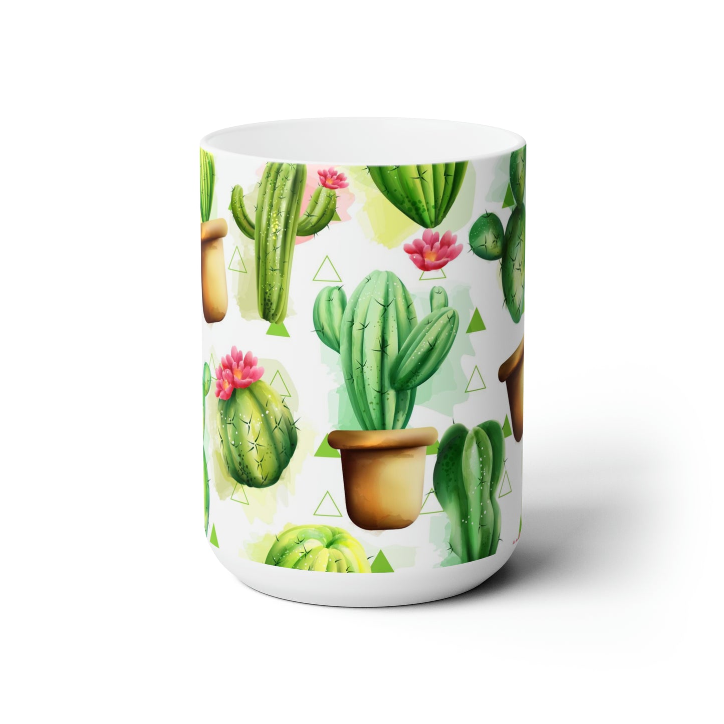 Cactus Ceramic Coffee Mug 15oz