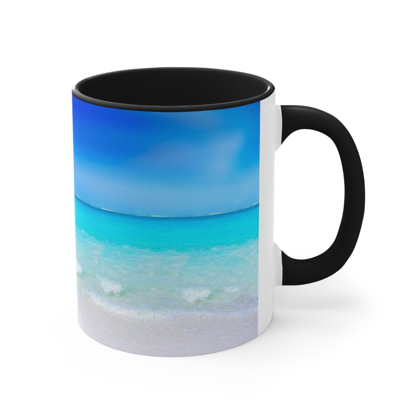 Beach Scene Coffee Mug, 11oz, 5 colors