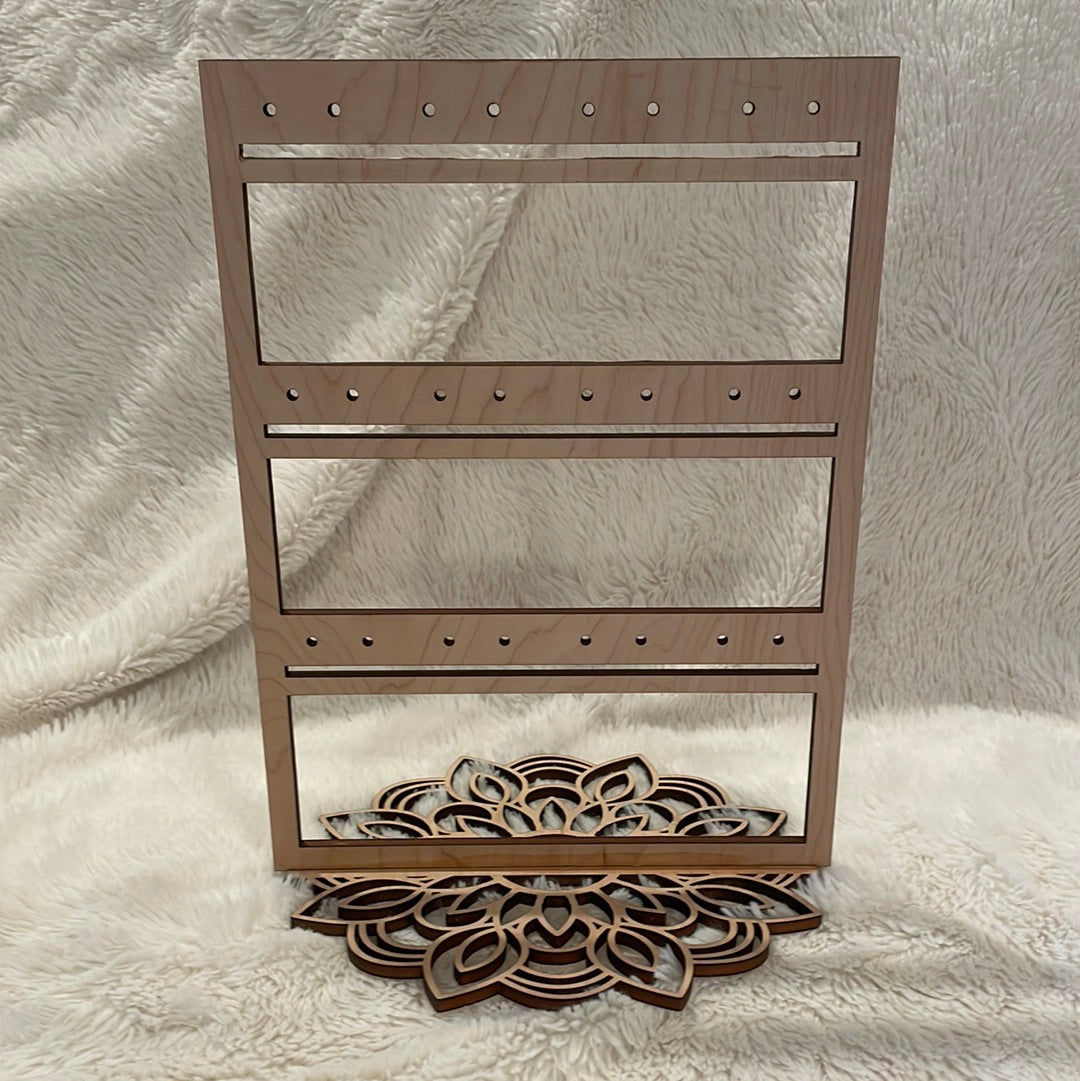 CLEARANCE - Earring Stand with Flower