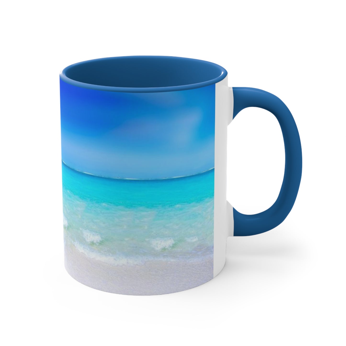 Beach Scene Coffee Mug, 11oz, 5 colors