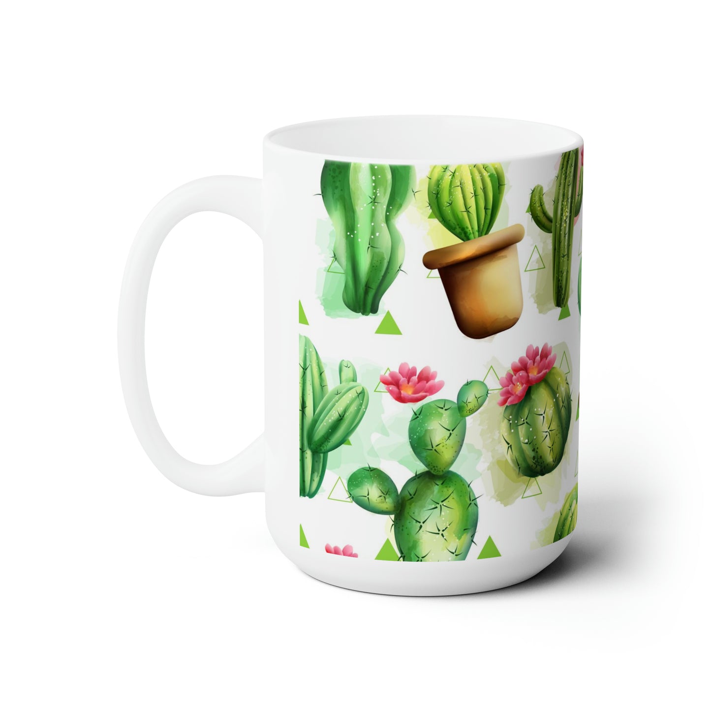 Cactus Ceramic Coffee Mug 15oz