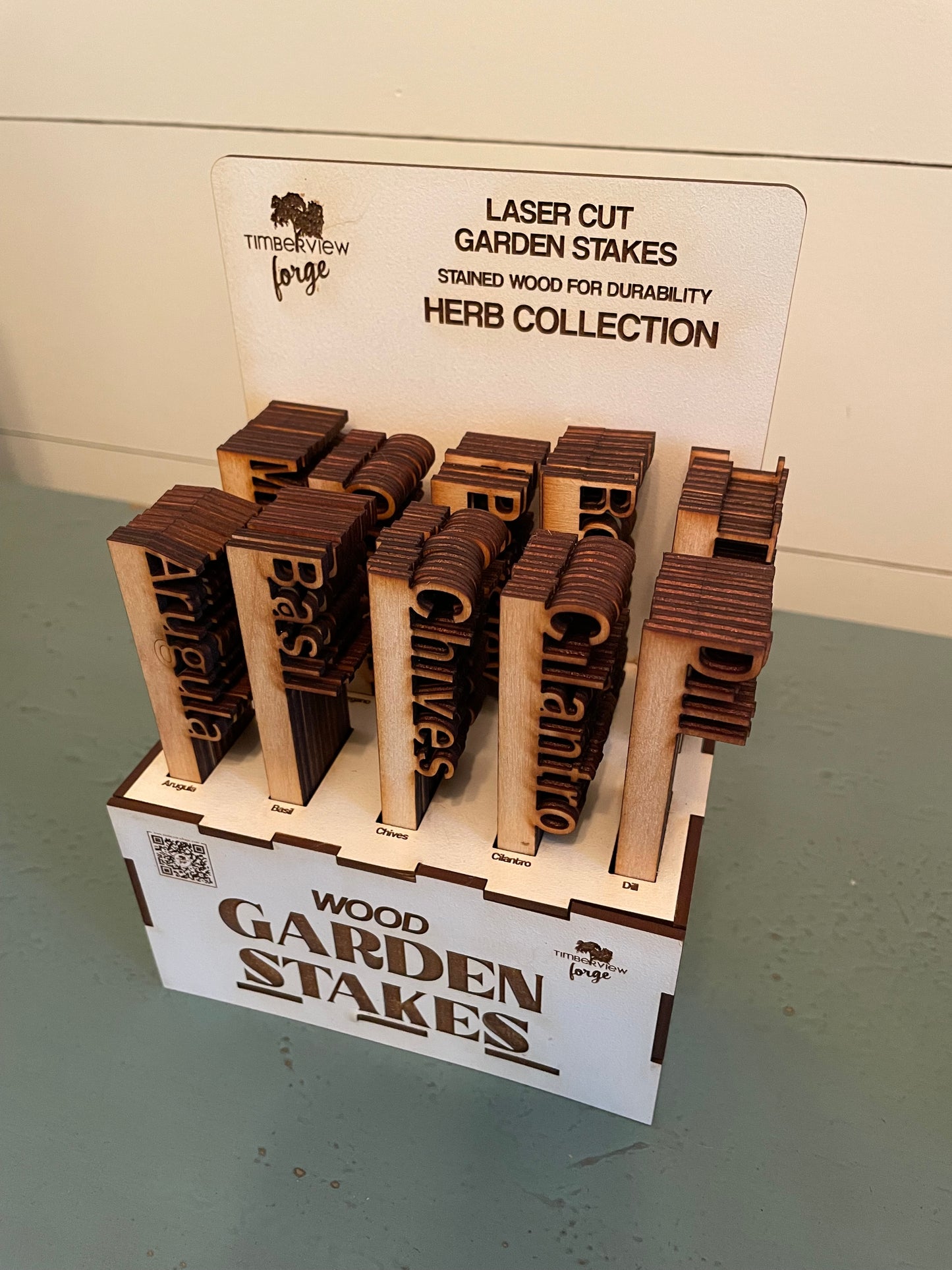 Herb Garden Stakes & Display