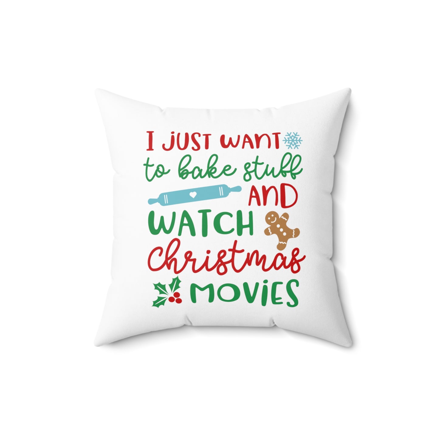 Holiday Christmas Movie Pillow