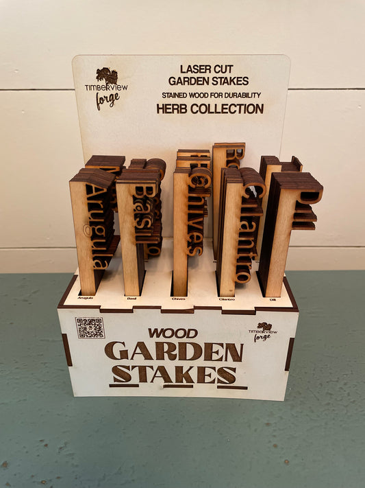 Herb Garden Stakes & Display