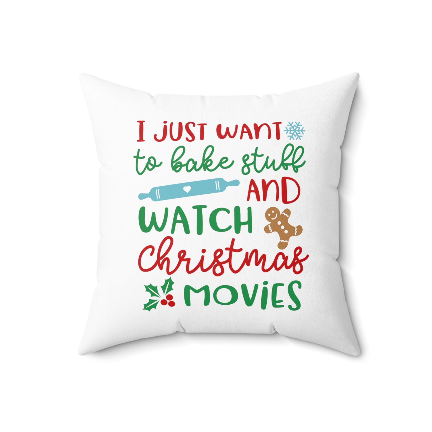 Holiday Christmas Movie Pillow