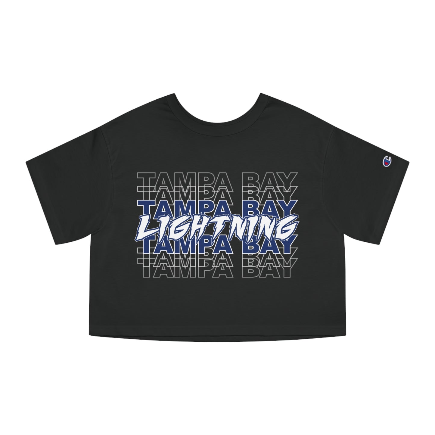 Tampa Bay Lightning Women's Heritage Cropped T-Shirt