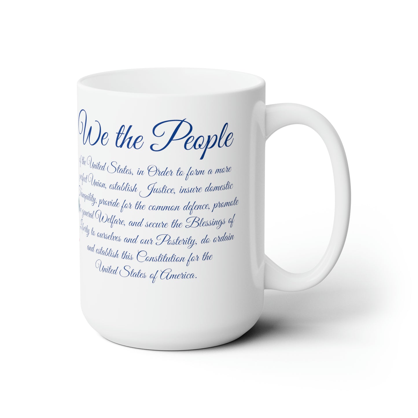 "WE THE PEOPLE" American Flag Coffee Mug 15oz