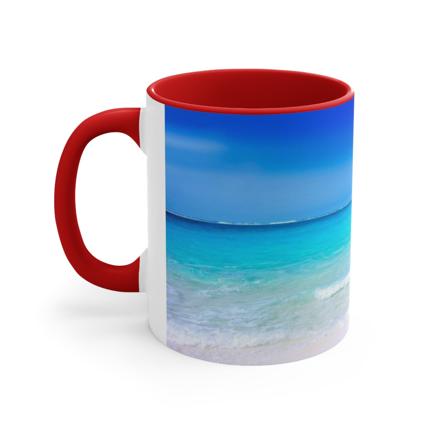 Beach Scene Coffee Mug, 11oz, 5 colors