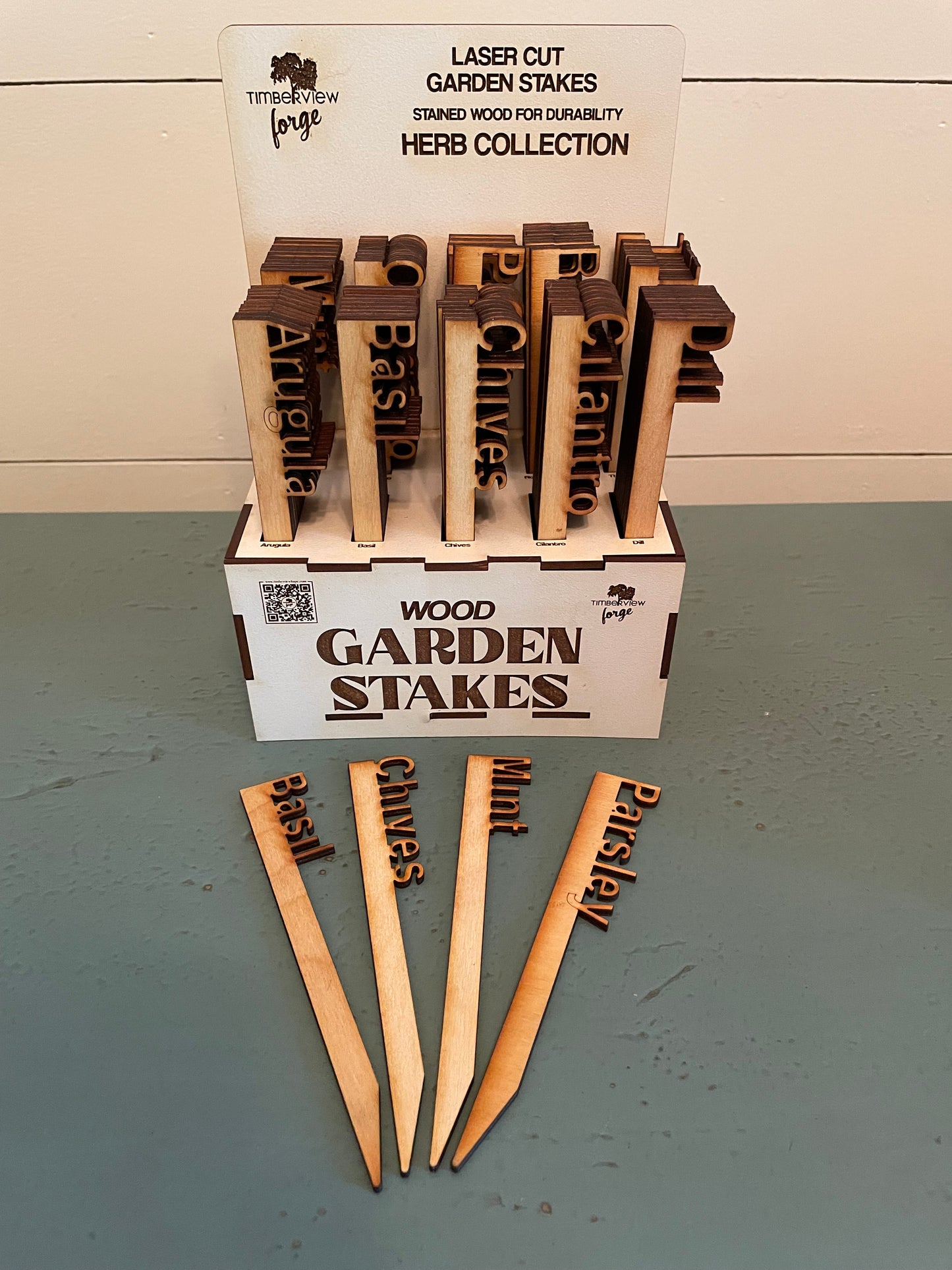 Herb Garden Stakes & Display