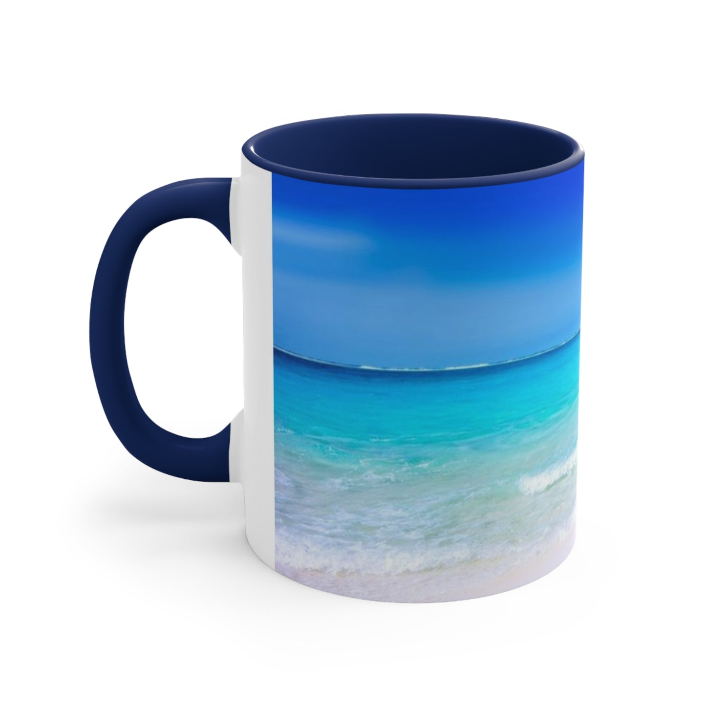 Beach Scene Coffee Mug, 11oz, 5 colors