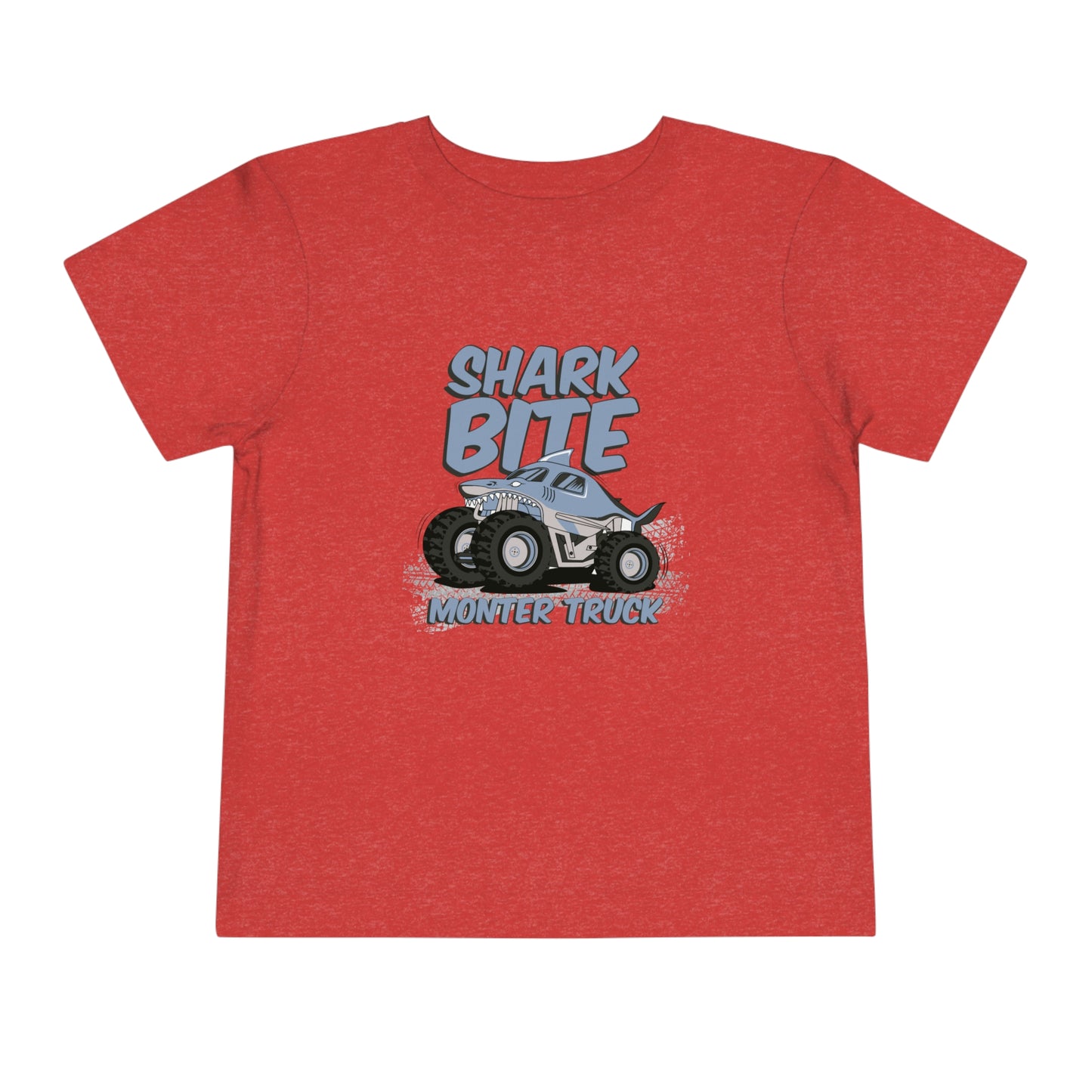 Shark Bite Monster Truck Toddler Short Sleeve Tee