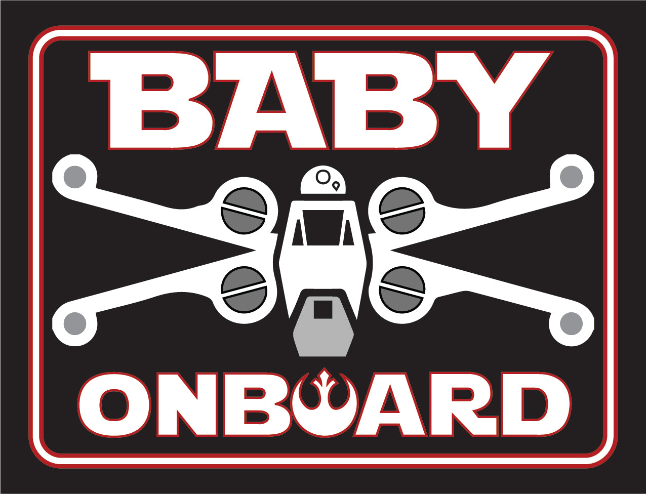 Star Wars Baby On Board Sticker