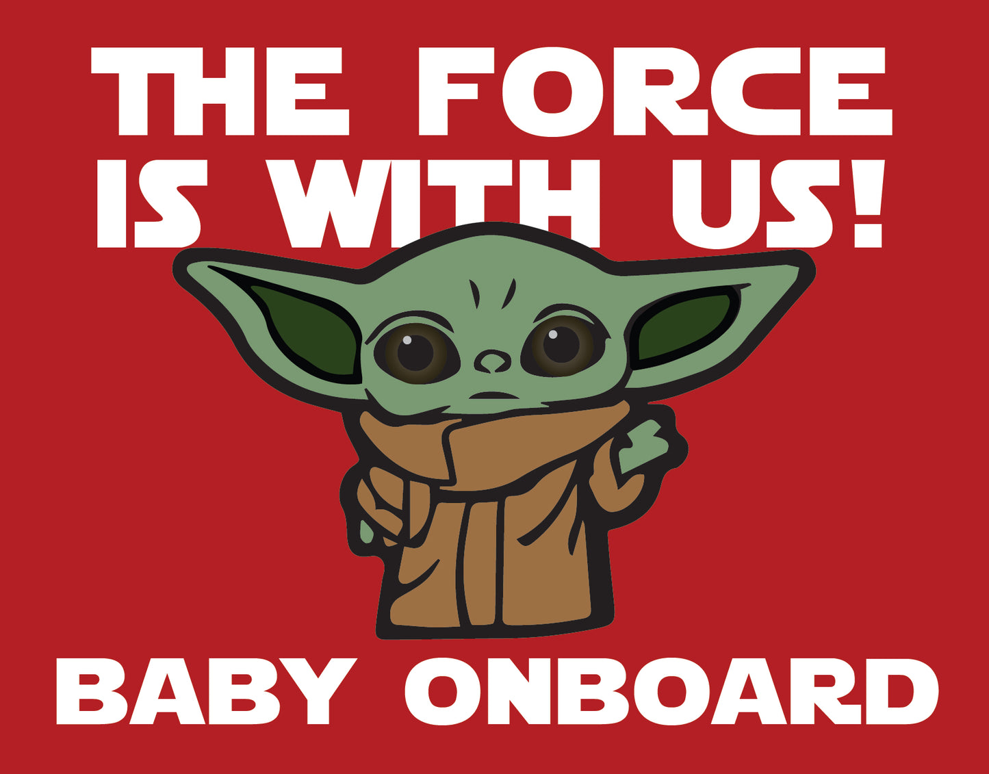 Star Wars Baby On Board Sticker