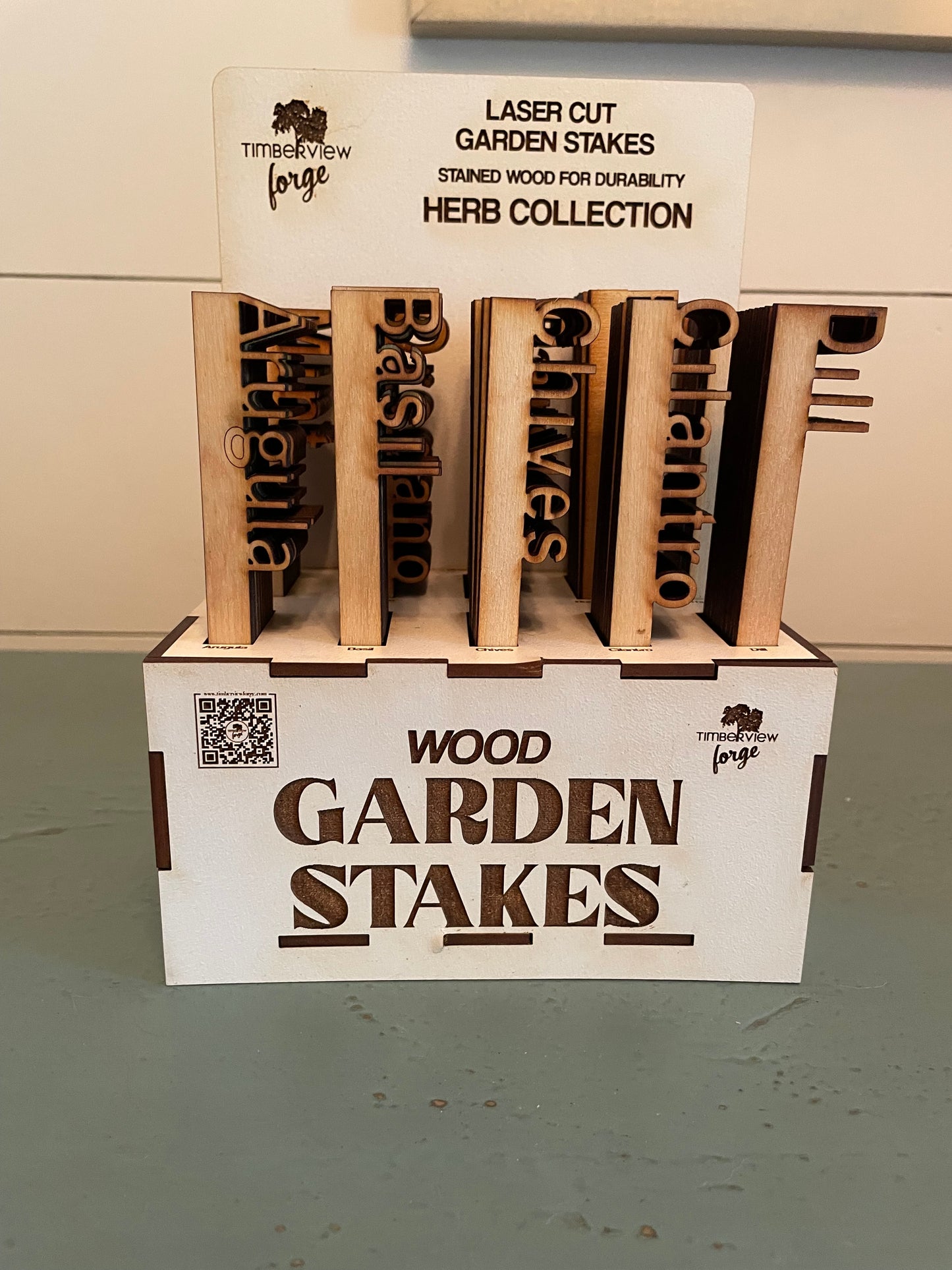 Herb Garden Stakes & Display