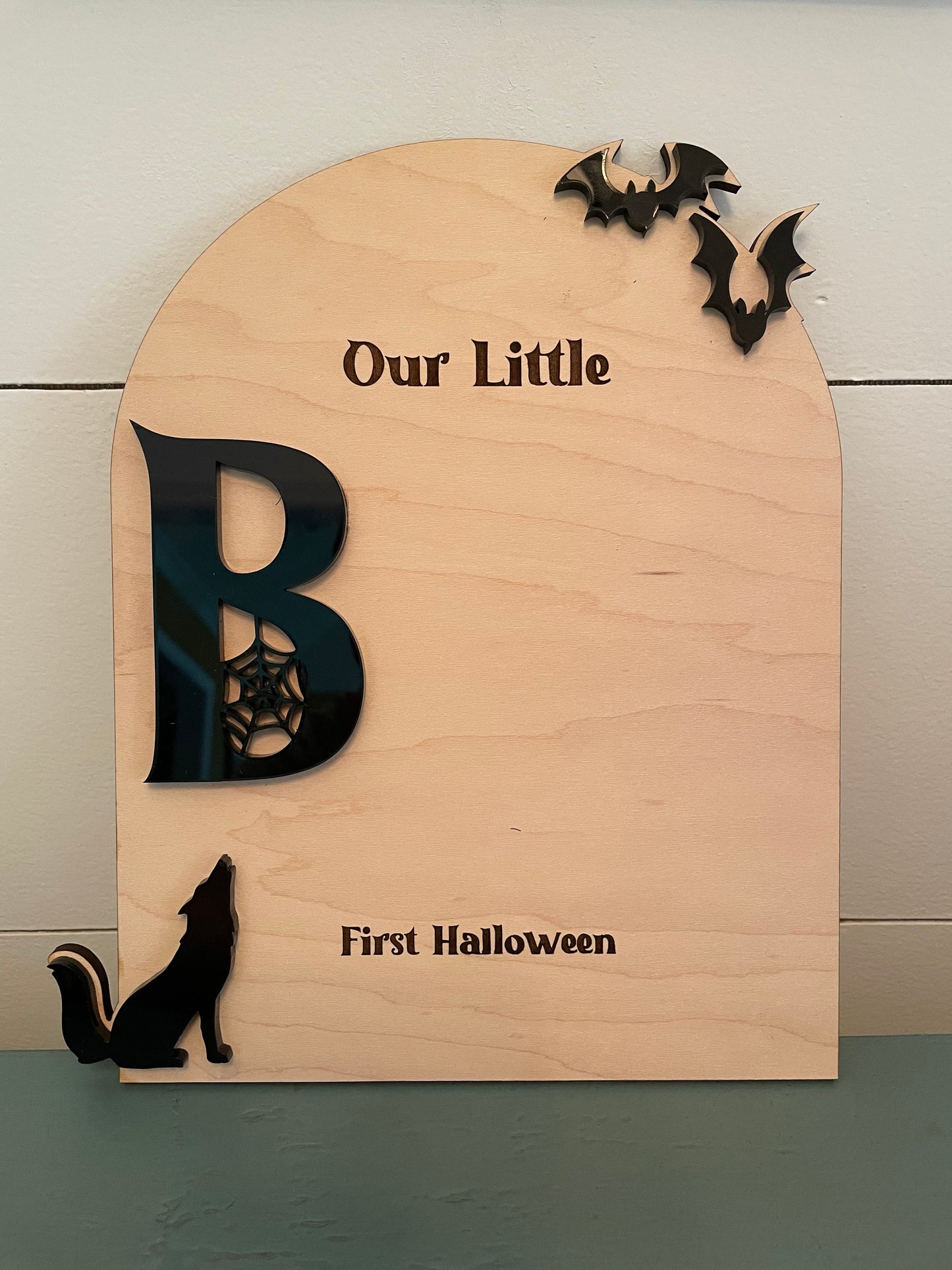 CLEARANCE - Baby First Halloween Hand/Foot Print Board