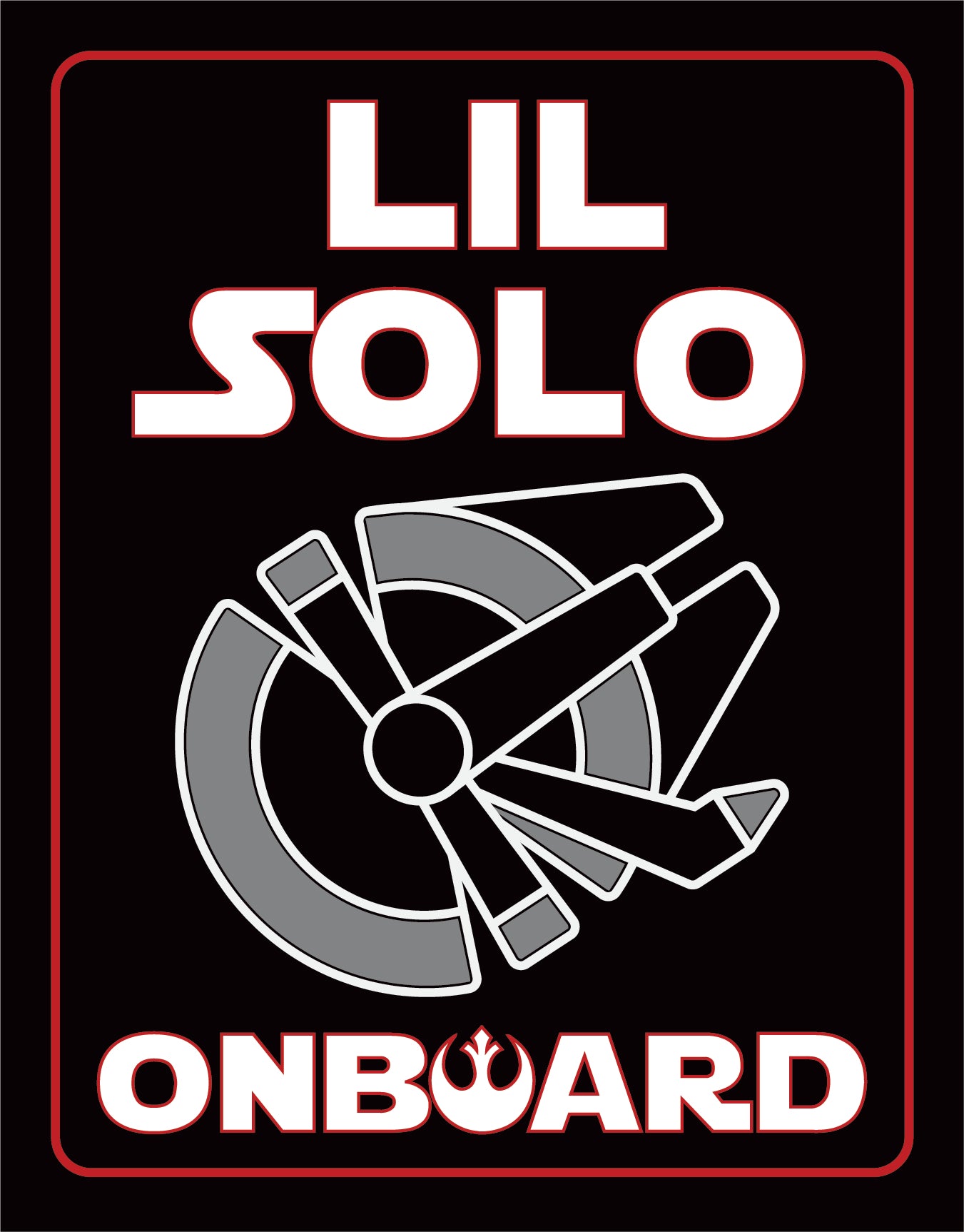 Star Wars Baby On Board Sticker