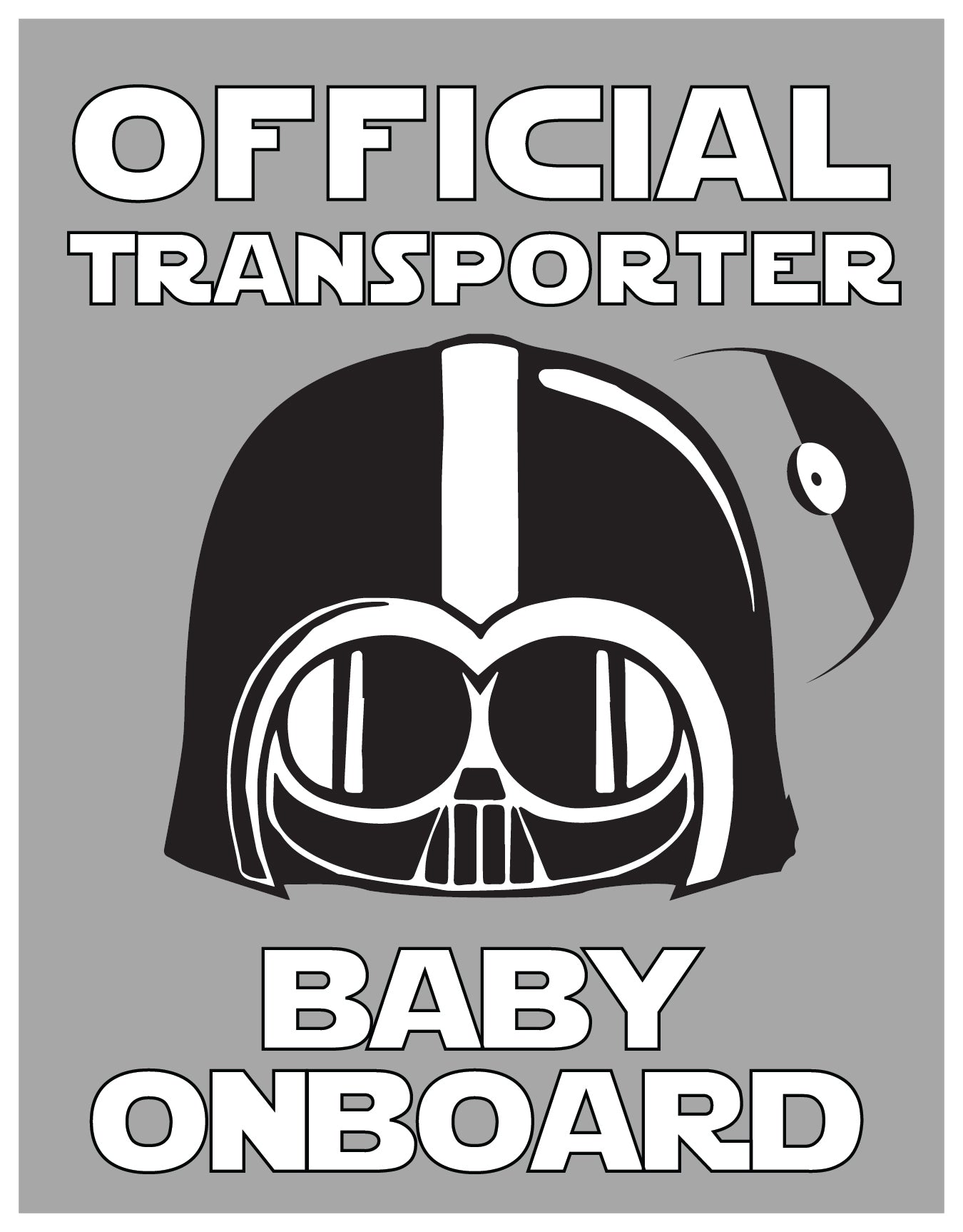 Star Wars Baby On Board Sticker