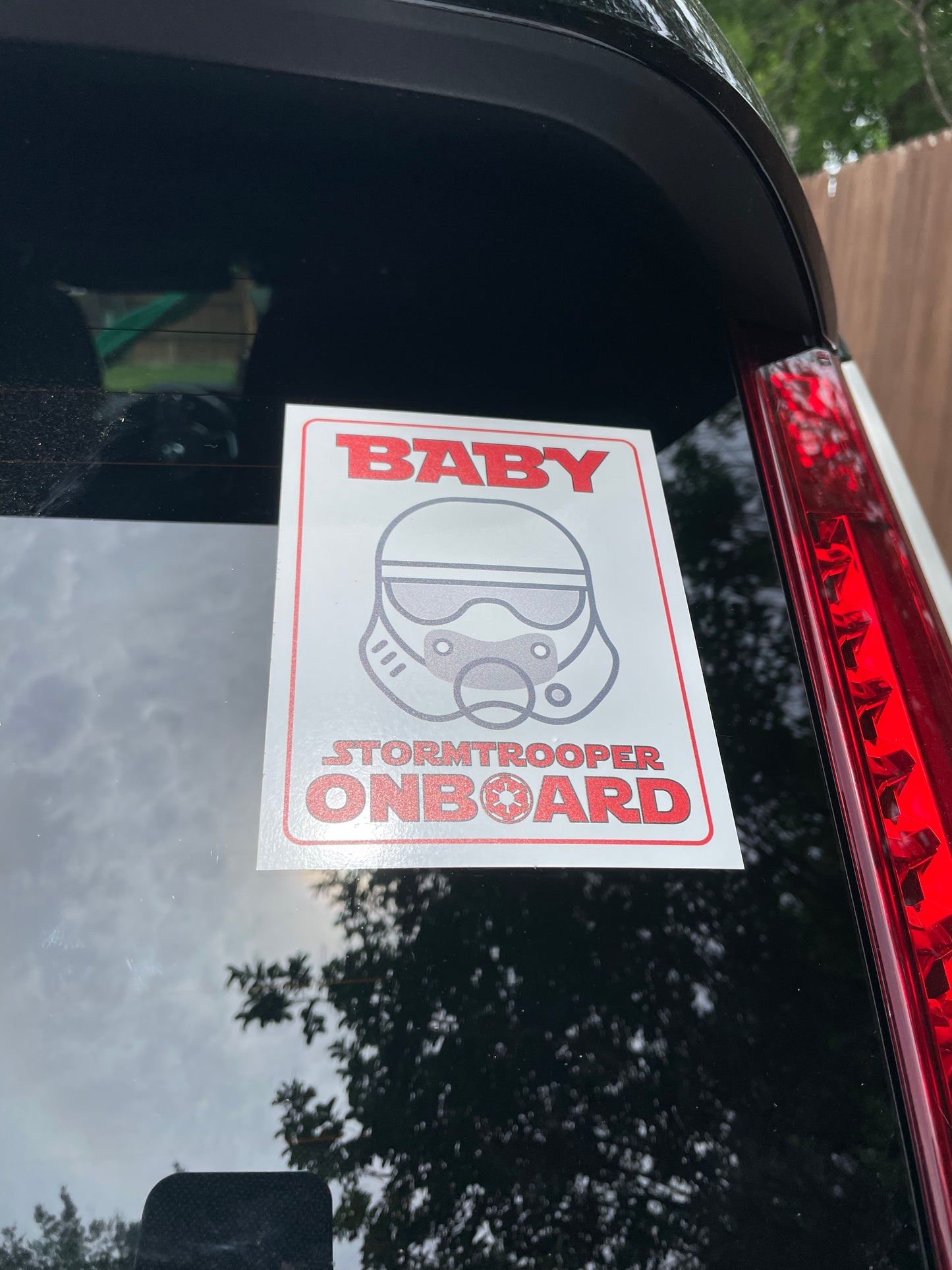 Star Wars Baby On Board Sticker