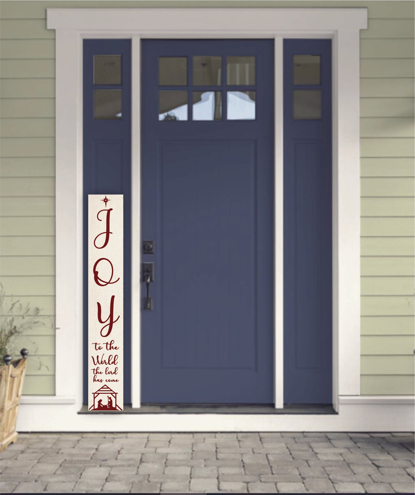 Holiday - Joy to the World Door Sign