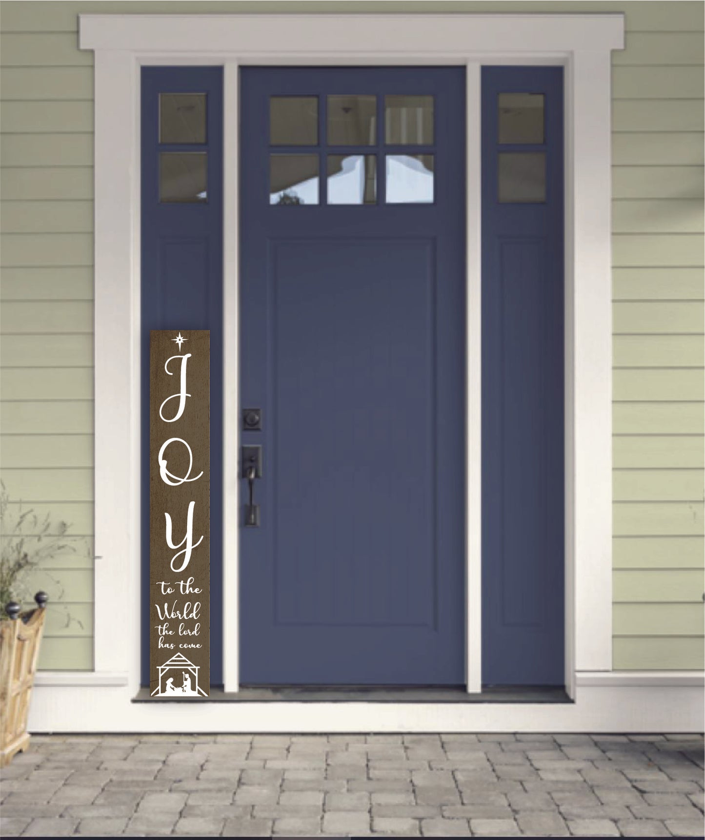 Holiday - Joy to the World Door Sign