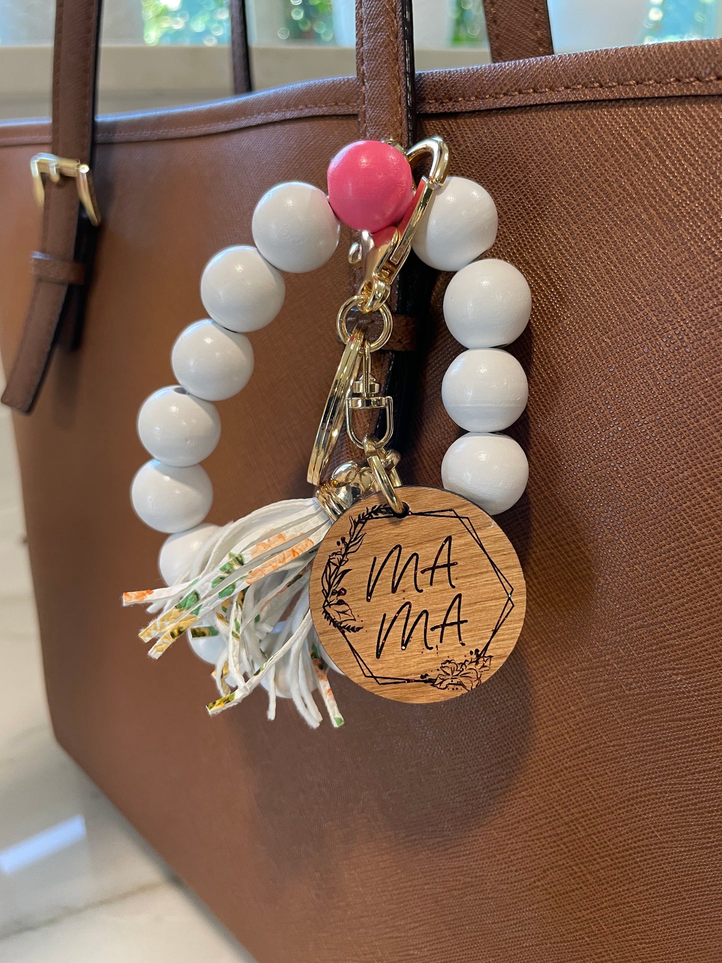 Baseball Mom Wristlet Medallion