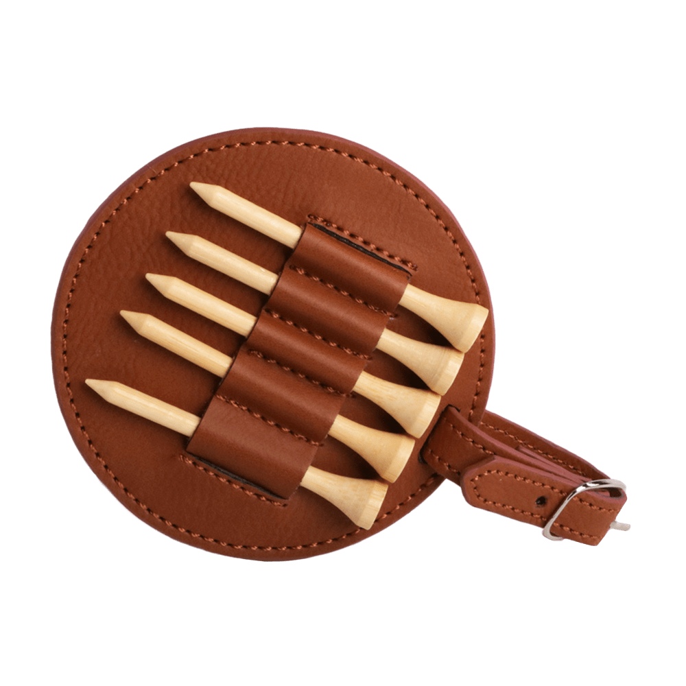 Leather Golf Tee Holder