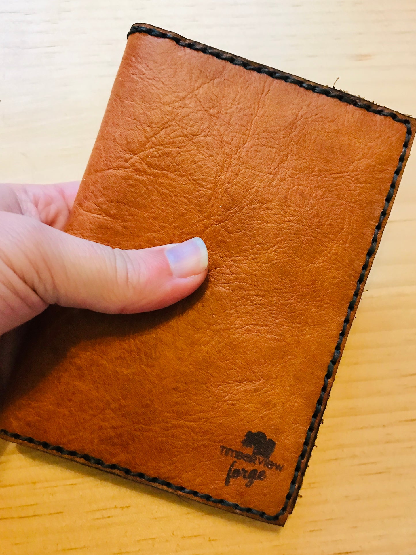 Handmade Leather Travel Wallet