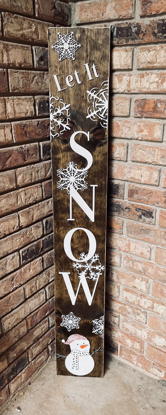 Holiday - Let It Snow Door Sign