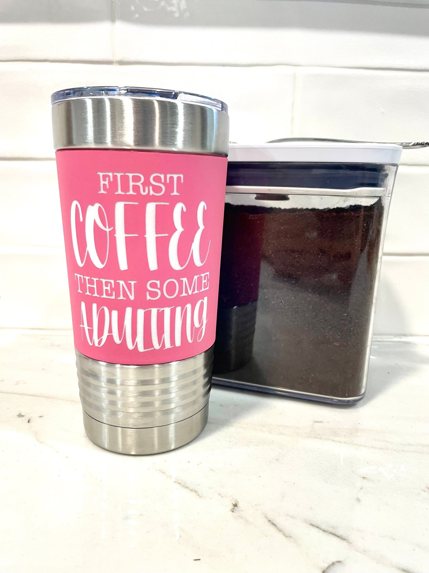 Coffee Tumbler (First Coffee)