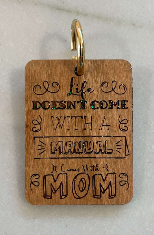 Come with a Mom Wristlet Medallion