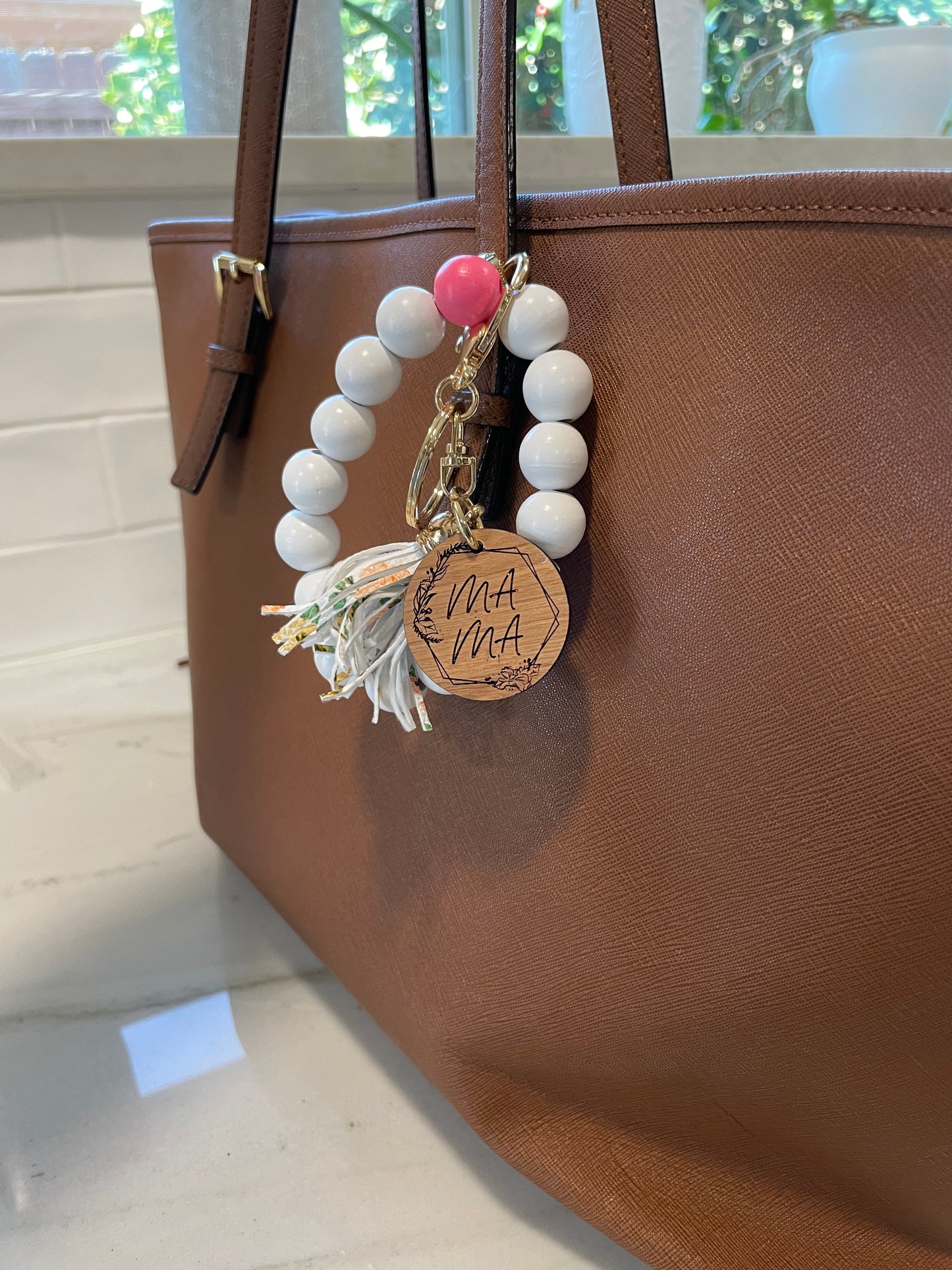 Come with a Mom Wristlet Medallion