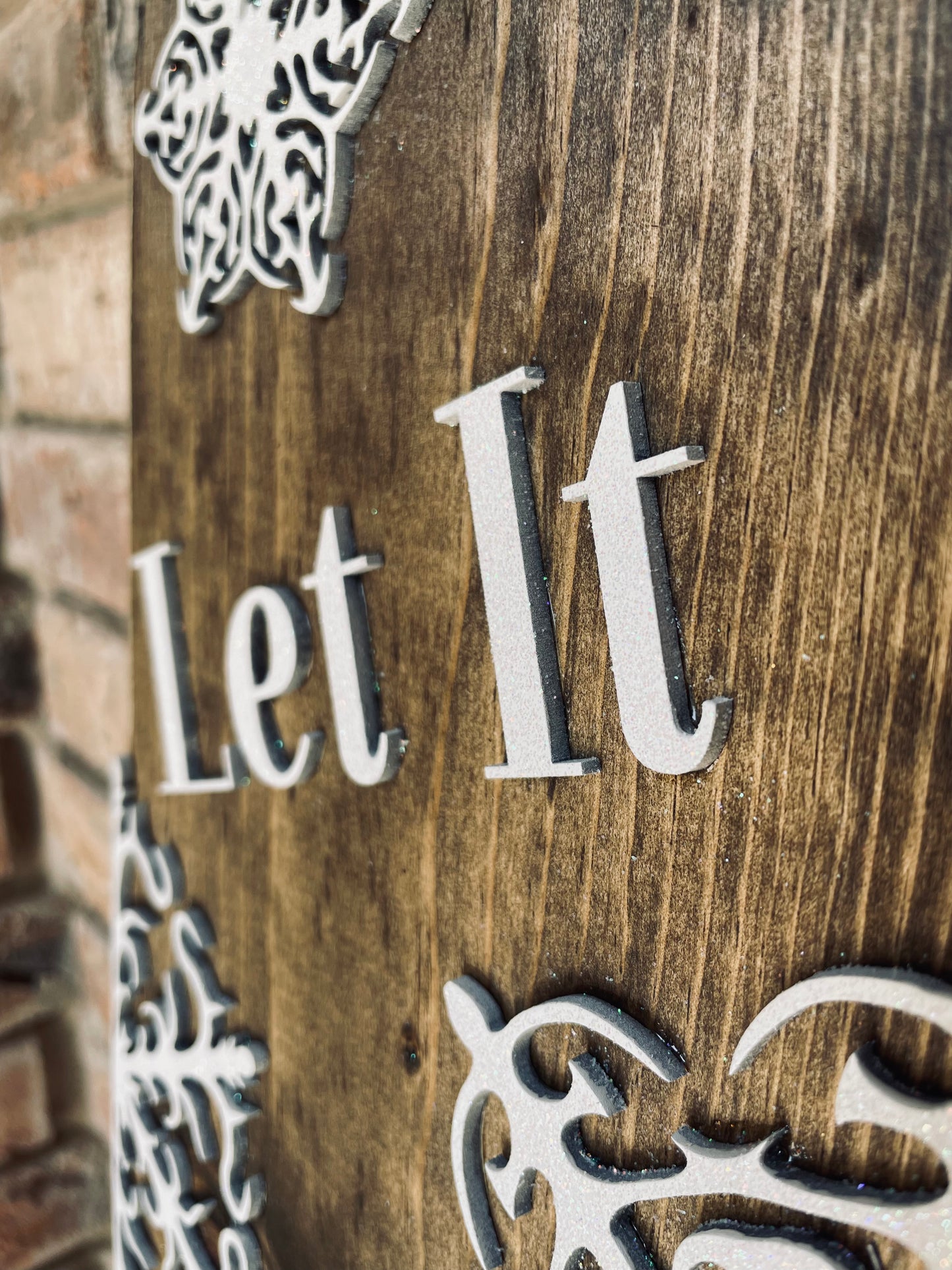 Holiday - Let It Snow Door Sign