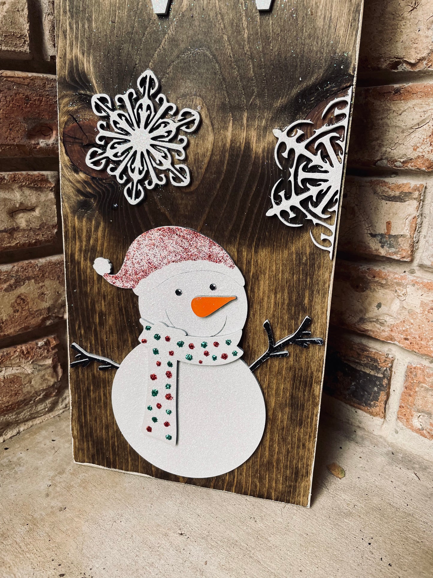 Holiday - Let It Snow Door Sign