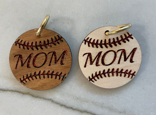 Softball/Baseball Mom Wristlet Medallion